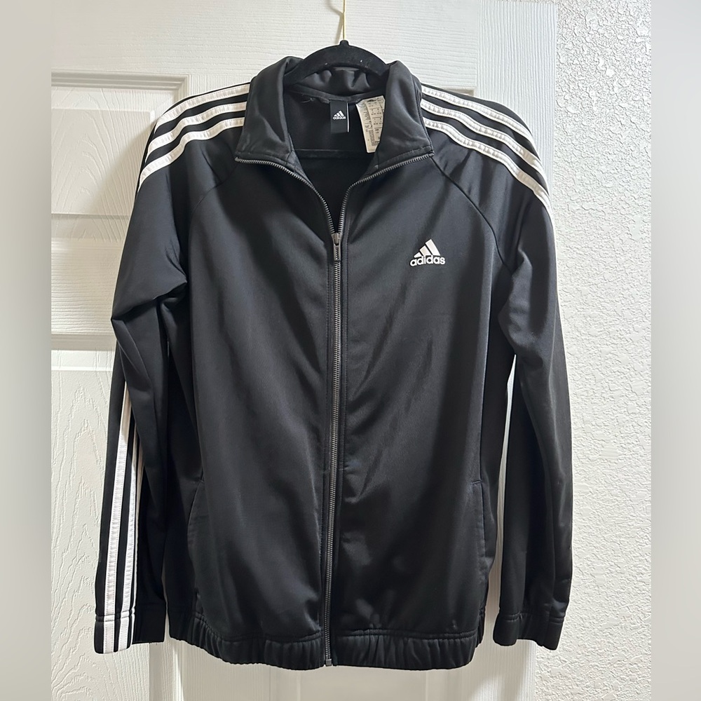 Adidas Black Apparel with White Logo